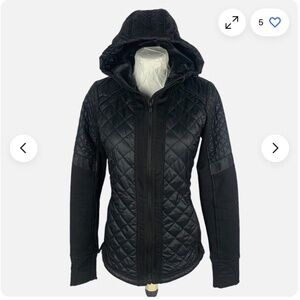 Athleta Featherless Puffer Jacket with Hood